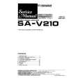 Cover page of PIONEER SAV210 Service Manual