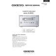 Cover page of ONKYO K-501A Service Manual