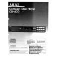 Cover page of AKAI CD-A30 Owner's Manual