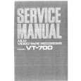 Cover page of AKAI VT700 Service Manual
