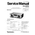 Cover page of TECHNICS RSM202 Service Manual