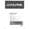 Cover page of ALPINE ERA-G320 Owner's Manual