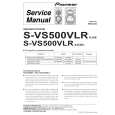 Cover page of PIONEER S-VS500VLR/XJI/E Service Manual
