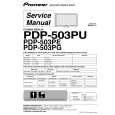 Cover page of PIONEER PDP-503PE/WYVI6 Service Manual