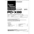 Cover page of PIONEER PD-X88 Service Manual