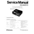 Cover page of TECHNICS RS686DS-D Service Manual