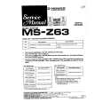 Cover page of PIONEER MS-Z63 Service Manual