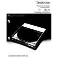 Cover page of TECHNICS SL-5 Owner's Manual