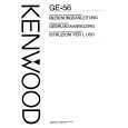Cover page of KENWOOD GE56 Owner's Manual