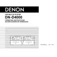 Cover page of DENON DN-D4000 Owner's Manual