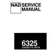 Cover page of NAD 6325 Service Manual