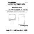 Cover page of ALPINE IVA-D310R Service Manual