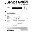 Cover page of TECHNICS SL-PG390 Service Manual