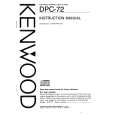 Cover page of KENWOOD DPC-72 Owner's Manual