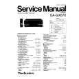 Cover page of TECHNICS SA-GX670 Service Manual