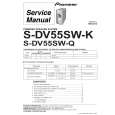 Cover page of PIONEER S-DV55SW-K Service Manual