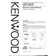 Cover page of KENWOOD UD-553 Owner's Manual