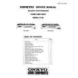 Cover page of ONKYO TX-30 Service Manual