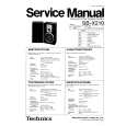 Cover page of TECHNICS SB-X210 Service Manual