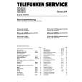 Cover page of TELEFUNKEN 580 Service Manual