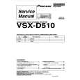 Cover page of PIONEER VSXD510 $ Service Manual