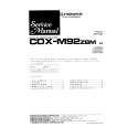 Cover page of PIONEER CDX-M92 ZBM Service Manual