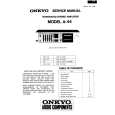 Cover page of ONKYO A-44 Service Manual