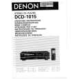 Cover page of DENON DCD-1015 Owner's Manual