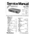 Cover page of TECHNICS SA250 Service Manual