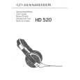 Cover page of SENNHEISER HD 520 Owner's Manual