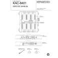 Cover page of KENWOOD KAC-8401 Service Manual