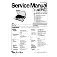 Cover page of TECHNICS SLQX300/K Service Manual