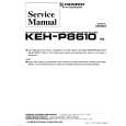 Cover page of PIONEER KEH-P8610 EE Service Manual