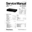 Cover page of TECHNICS SL-P222A Service Manual