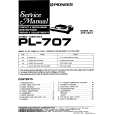 Cover page of PIONEER PL707 Service Manual