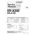 Cover page of PIONEER XR-A100 Service Manual