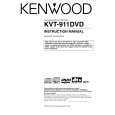 Cover page of KENWOOD KVT911DVD Owner's Manual