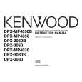 Cover page of KENWOOD DPX-3030S Owner's Manual