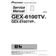 Cover page of PIONEER GEX-6100TVP/XU/EW Service Manual