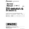 Cover page of PIONEER DV-989AVI-G/HLXJ Service Manual