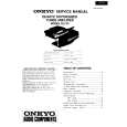 Cover page of ONKYO RU-D1 Service Manual