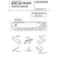 Cover page of KENWOOD KRC677 Service Manual