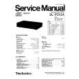 Cover page of TECHNICS SL-P212A Service Manual