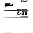 Cover page of TEAC C3X Service Manual