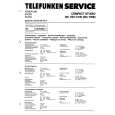 Cover page of TELEFUNKEN HP202TWIN Service Manual
