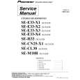 Cover page of PIONEER SE-E33-X1/XCN/EW Service Manual