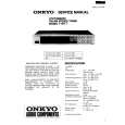Cover page of ONKYO T-4017 Service Manual