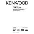 Cover page of KENWOOD DVF-3300 Owner's Manual