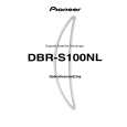 Cover page of PIONEER DBR-S100NL Owner's Manual