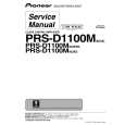 Cover page of PIONEER PRS-D1100M/XS/ES Service Manual
